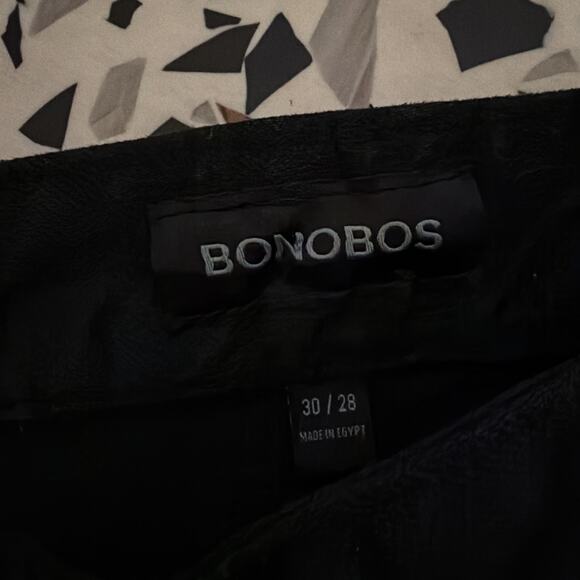 NEW Bonobos Jeans Mens 30x28 Black Tailored Stretch Slim Fit Pants 27726-BK756 - Picture 6 of 7